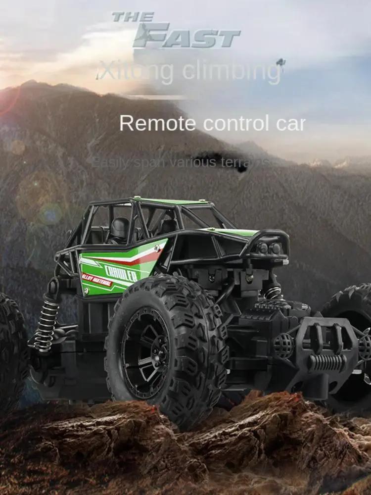 Sheepotech https://sheepotech.com/product/alloy-climbing-mountain-monster-4wd/ Alloy Climbing Mountain Monster 4WD Remote Control Car Toy - 1:16 Off-Road Vehicle Rock Climbing Car for Kids