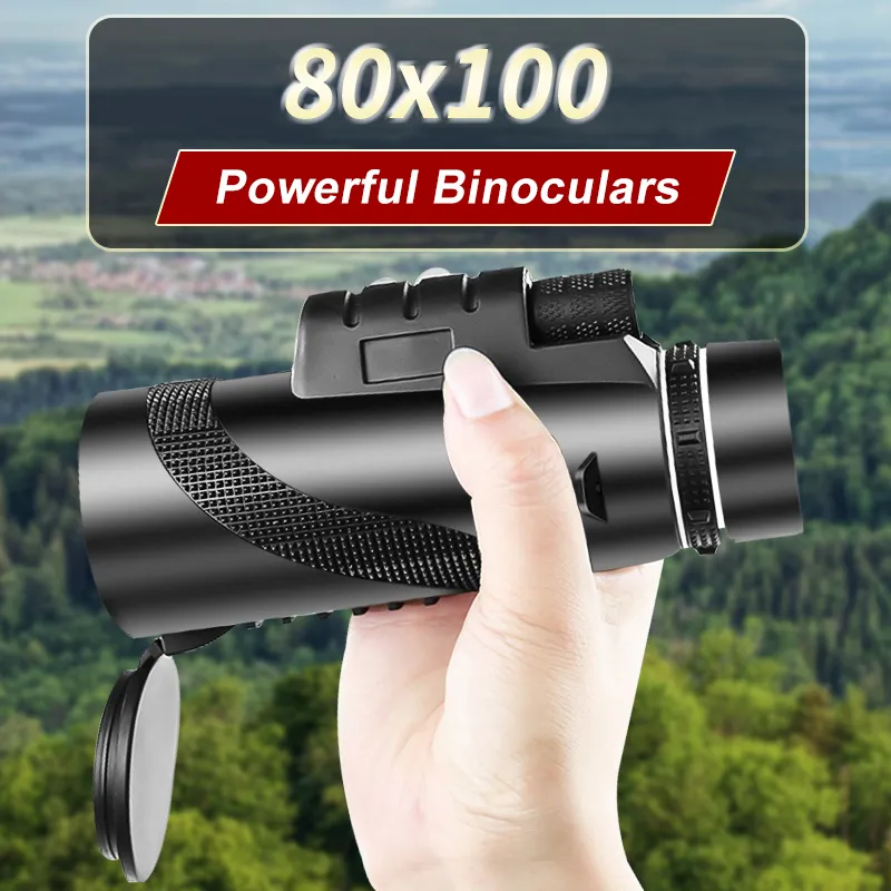 Sheepotech https://sheepotech.com/product/80x100-hd-zoom-powerful-monocular-telescope-portable-binoculars-long-range-telescope-hunting-camping-with-tripod-phone-clip/ 80x100 HD ZOOM Powerful Monocular Telescope Portable Binoculars Long Range Telescope Hunting Camping With Tripod Phone Clip