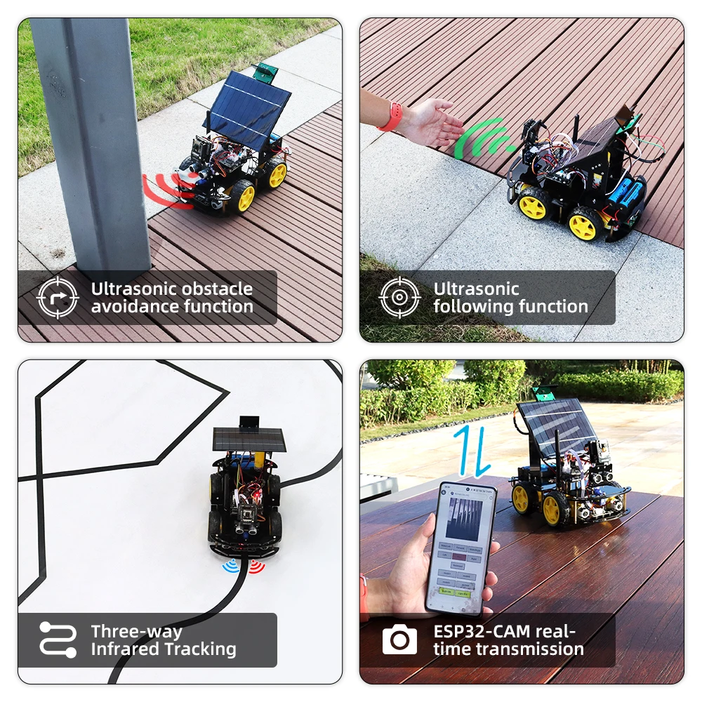 Sheepotech https://sheepotech.com/product/automation-robot-car-kits-for-arduino-programming-esp32-cam-solar-tracking-and-charging-set-diy-electronics-project-robotic-kit/ Automation Robot Car Kits for Arduino Programming ESP32 Cam Solar Tracking and Charging Set DIY Electronics Project Robotic Kit